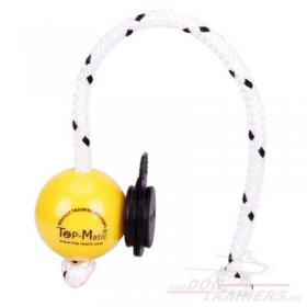 Fun Mini SOFT Ball von Top-Matic Trainingssystemen mit MULTI Power-Clip, gelb