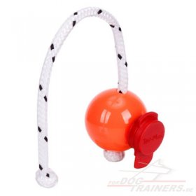 Oranger Top-Matic Mini Fun Ball mit MAXI Power-Clip von Top-Matic Trainingssystemen