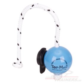 Fun Mini Ball mit MULTI Power-Clip von Top-Matic Trainingssystemen, blau