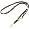 Nylon Rubberized dog leash with brass snap hooks, 20 mm