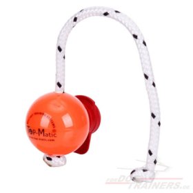 Oranger Top-Matic Mini Fun Ball mit MAXI Power-Clip von Top-Matic Trainingssystemen