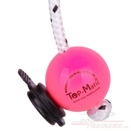 Fun Ball FUN SUPER SOFT, rosa mit schwarzem Power-Clip