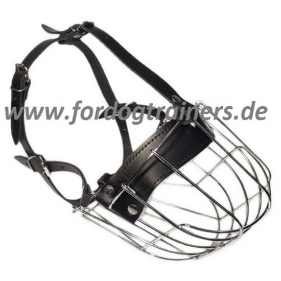 Wire Cage Muzzle for large breeds buy | Wire Dog Muzzle