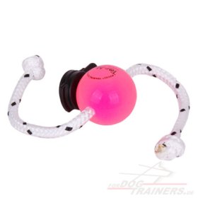 Fun Ball FUN SUPER SOFT, rosa mit schwarzem Power-Clip