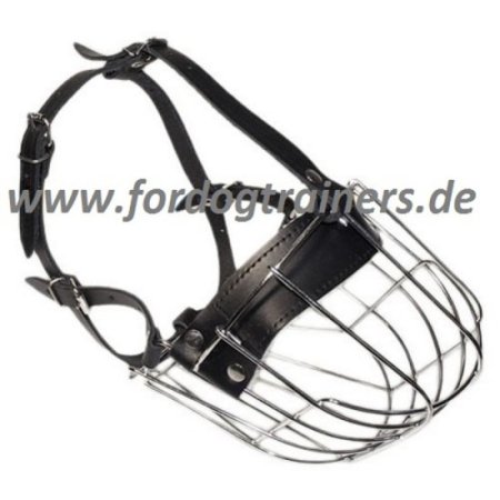 Comfortable Dog Muzzle of Wire for small-sized Dogs