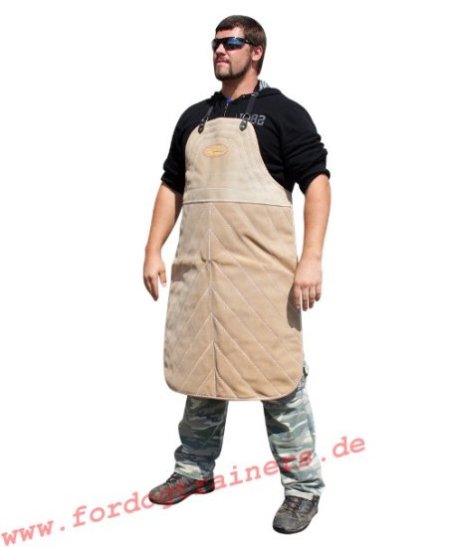 Traditional apron leather for dog training