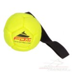 Schadstofffreier Hundeball mit Schlaufe, gelb