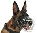 Bestseller Hunde Maulkorb Metall für Malinois | Weiter Drahtmaulkorb