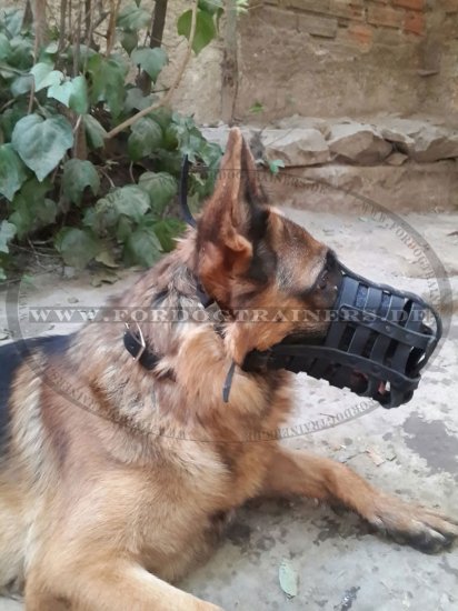 German Shepherd Everyday Light Weight Ventilation Dog muzzle