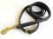 Leather dog leash 13 mm with solid brass snap hook