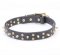 Leder Hundehalsband mit Sternchen-Spikes