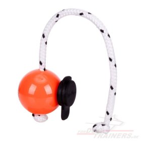 Fun Mini Ball mit MULTI Power-Clip von Top-Matic Trainingssystemen, orange