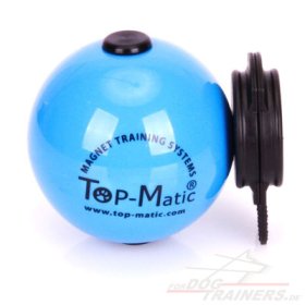 Weicher Ball mit MULTI Power-Clip von Top-Matic Trainingssystemen, Blau