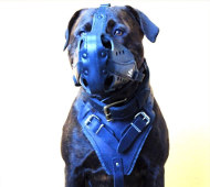 Alano Dogge Hundemaulkorb mit Stahlschiene