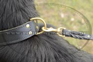 Triebarbeit Halsband aus Leder für Deutschen Schäferhund