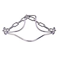 Herm Sprenger stainless steel chain collar for dog show
