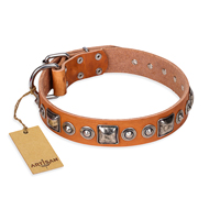 Exklusives Halsband aus Echtleder FDT Artisan "Era of Future" Exklusives Halsband aus Echtleder FDT Artisan "Era of Future"