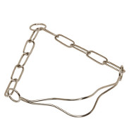 Chrome-Plated Show Chain Collar