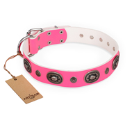 Luxus Hundehalsband in Pink "Flavor of Strawberry" Luxus Hundehalsband in Pink "Flavor of Strawberry"