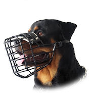 ruberized muzzle for Rottweiler de