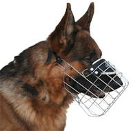 Best wire dog muzzle perfect for German Shepherd