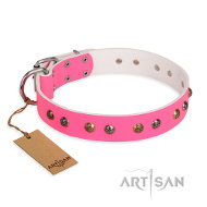 "Sheer love" FDT Lederhalsband mit runden, oldbronzen Nieten "Sheer love" FDT Lederhalsband mit runden, oldbronzen Nieten