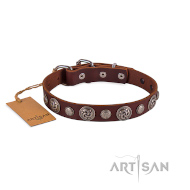 Lederhalsband Vornehmes Barock ❊ Design von FDT Artisan