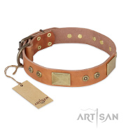 "The Middle Ages" FDT Artisan Lederhalsband mit runden Nieten "The Middle Ages" FDT Artisan Lederhalsband mit runden Nieten