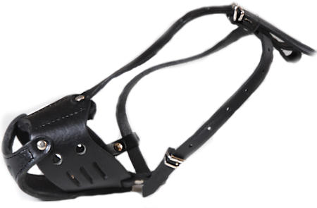 Leather dog muzzle M51