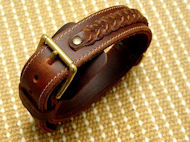 Handcrafted Special Leather Dog Collar Doberman