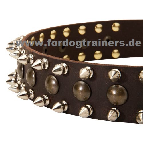 Bullterrier Halsband handgefertigt