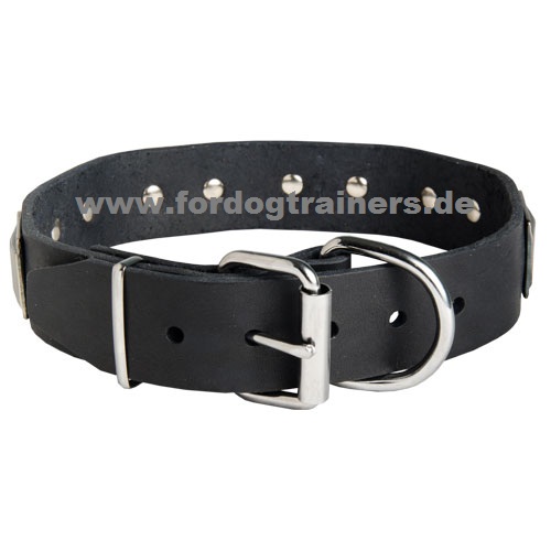 Halsband aus edlem Leder