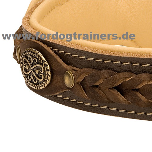  Geflochtenes Hundehalsband