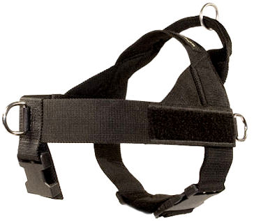 nylon dog harness without under belly strap