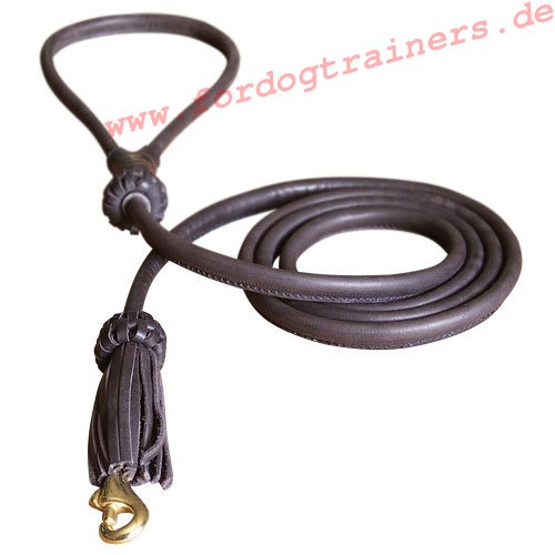 Bulldog Leather Leash