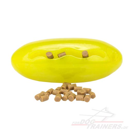 Dog toy treat dispencer rubber ball