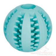 Dental ball made of natural rubber