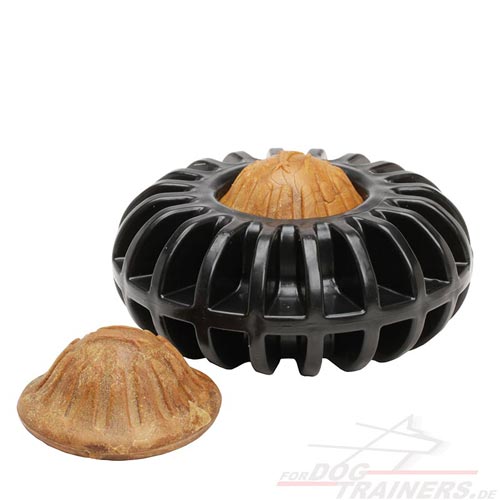 Dispensing treat holder toy