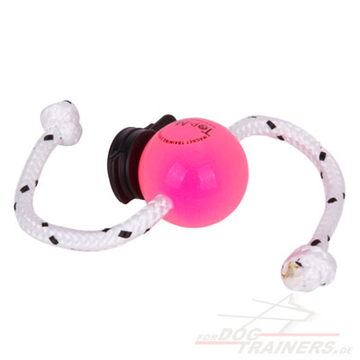 Fun Ball FUN SUPER SOFT, rosa mit schwarzem Power-Clip