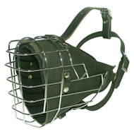 Fully padded Wire Dog Muzzle for Dog's Training