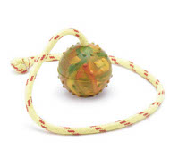 Dog Toy Ball on string - perfect 6cm