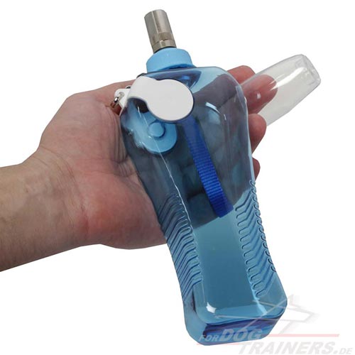 Plastic dog bottle for water for dog activivies - Click Image to Close