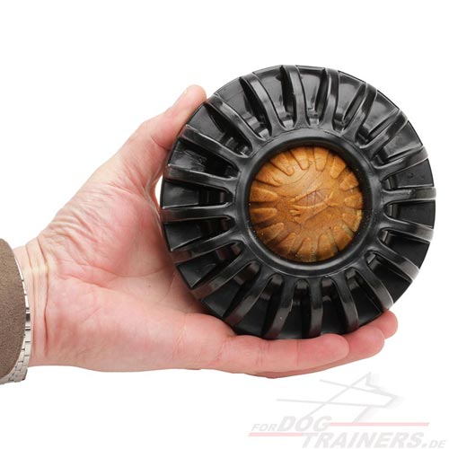 "Wheely" Chewing Dog Toy for Large Dog Breed with Snack