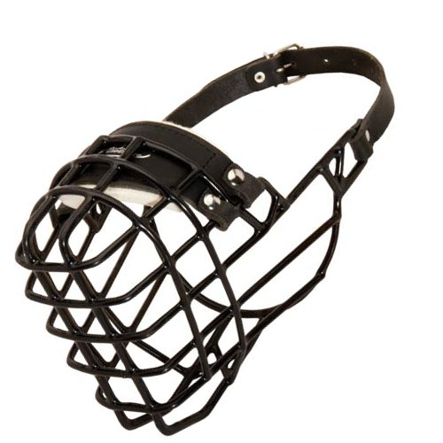 Wire Dog Muzzle for Dachshund, Cage Muzzle for Winter