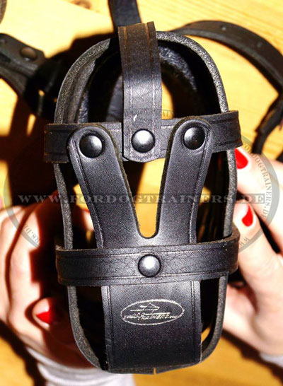 Dog Muzzle Leather for Malinois, Super Light