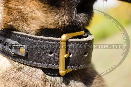 Malinois Geflochtenes Halsband| Hundehalsband Leder Super Design