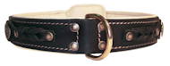 Exclusive Braided Nappa Padded Dog Collar